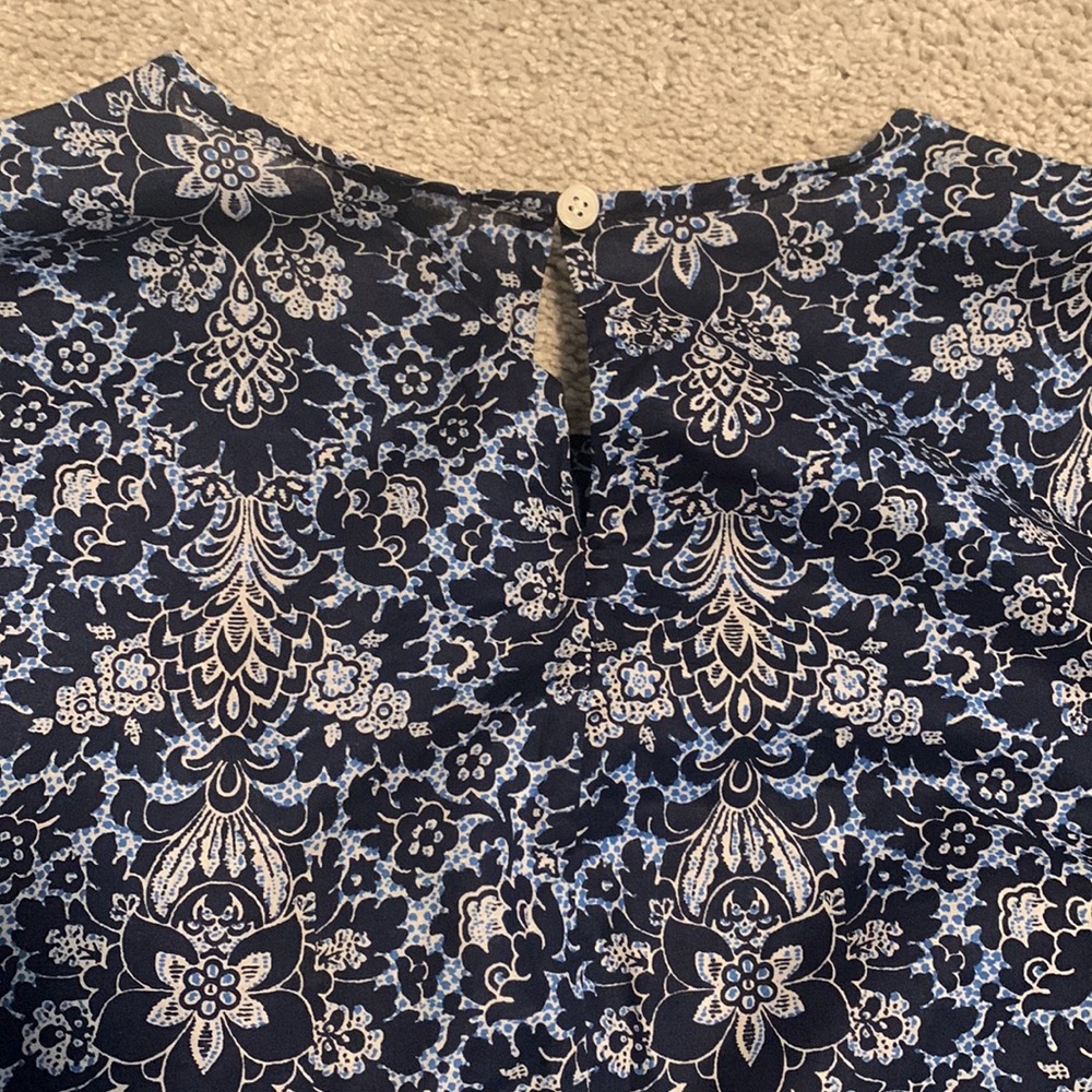 J Crew Patterned Blouse - image 7